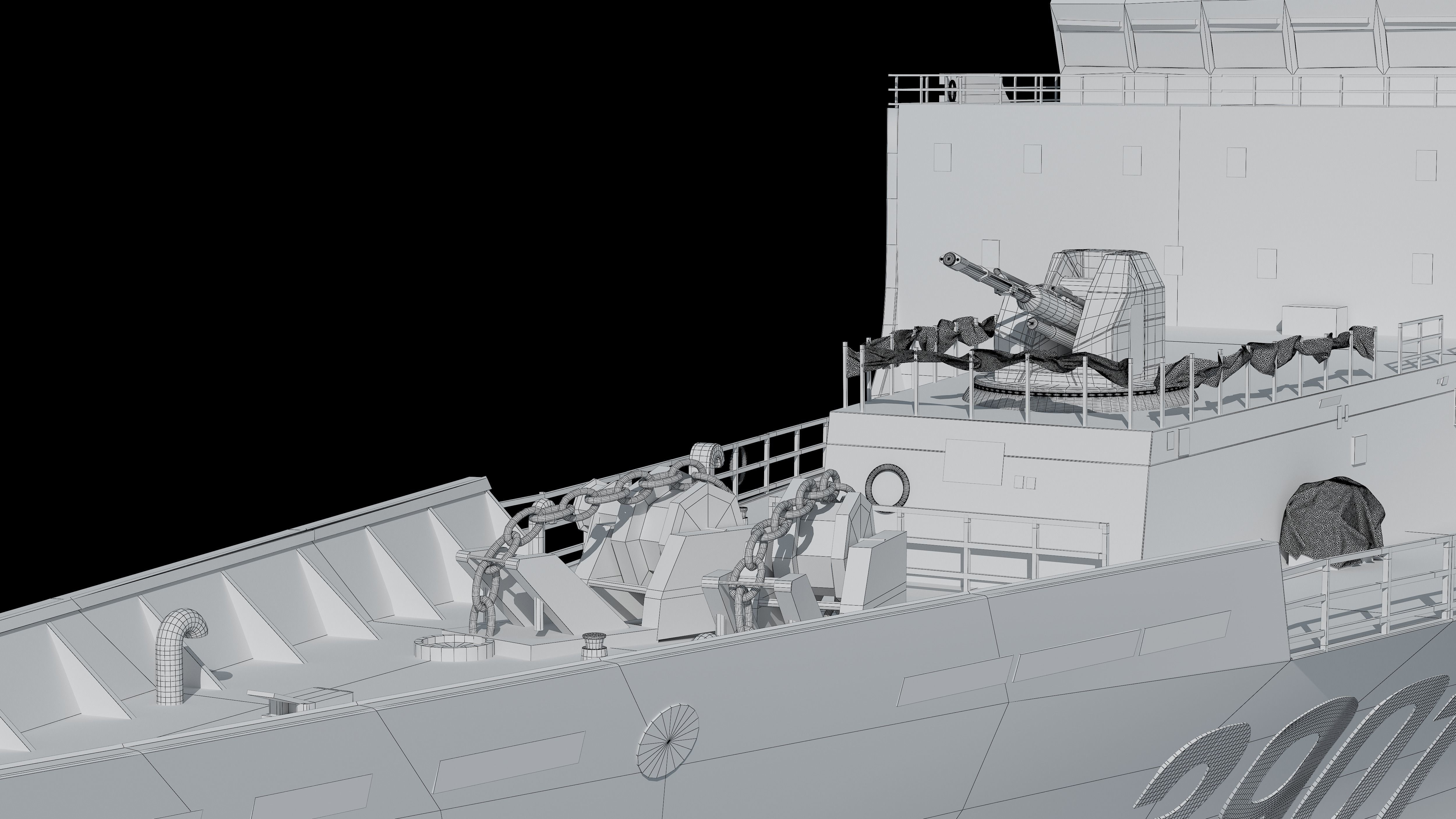 China Coast Guard 3901 CCGS 3901 China Coast Guard South  3D model_40