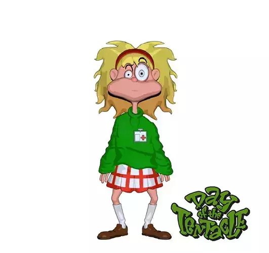Laverne Day of the Tentacle  3D print model