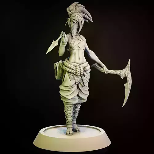 AKALI THE ROGUE ASSASSIN MINIATURE