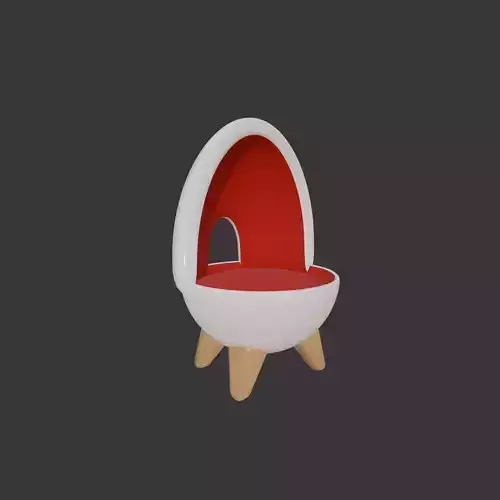 Modern Egg Chair 3D Model