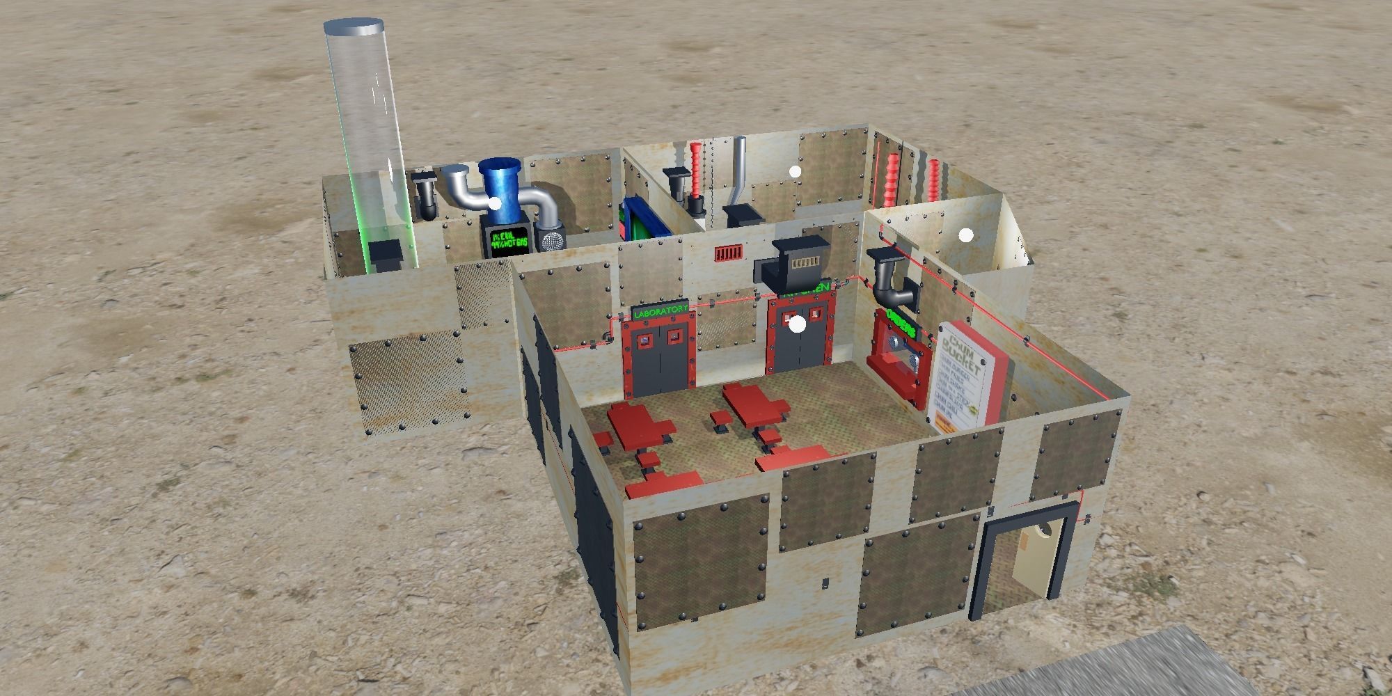 Chum Bucket Complete Rooms 3D model_3