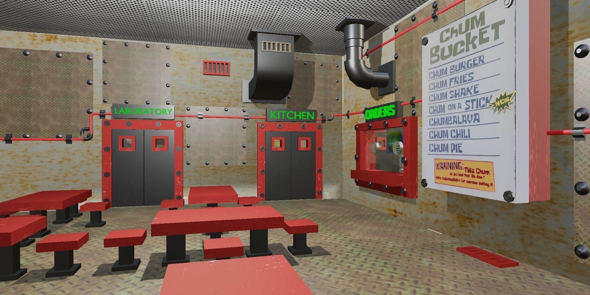 Chum Bucket Complete Rooms 3D model_8