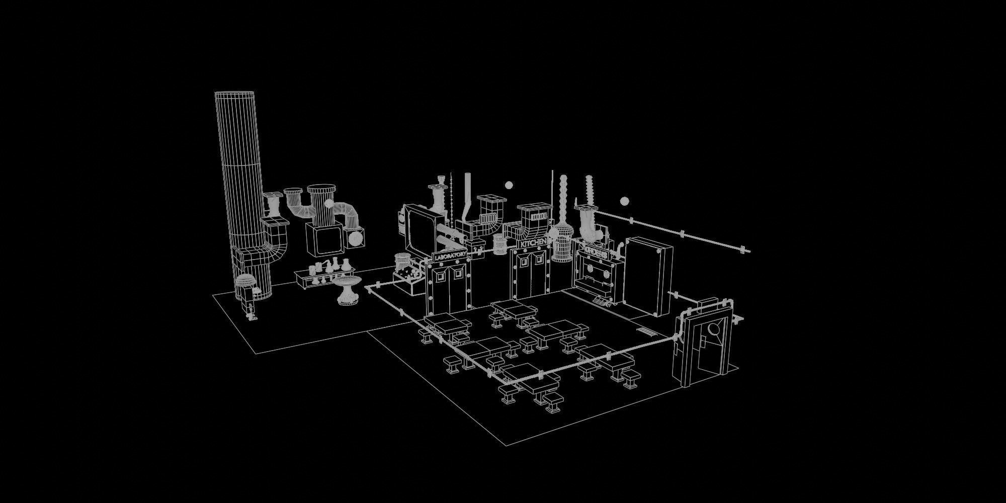 Chum Bucket Complete Rooms 3D model_19