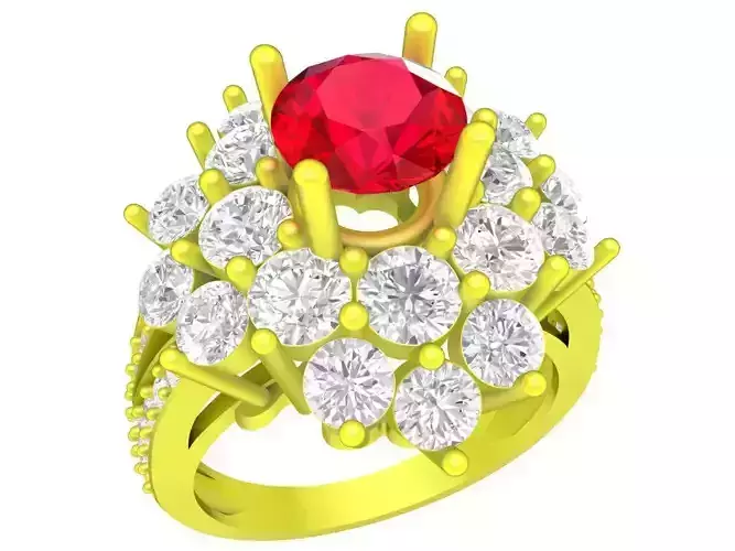 A6531 Luxury Diamond Women Fashion Ring