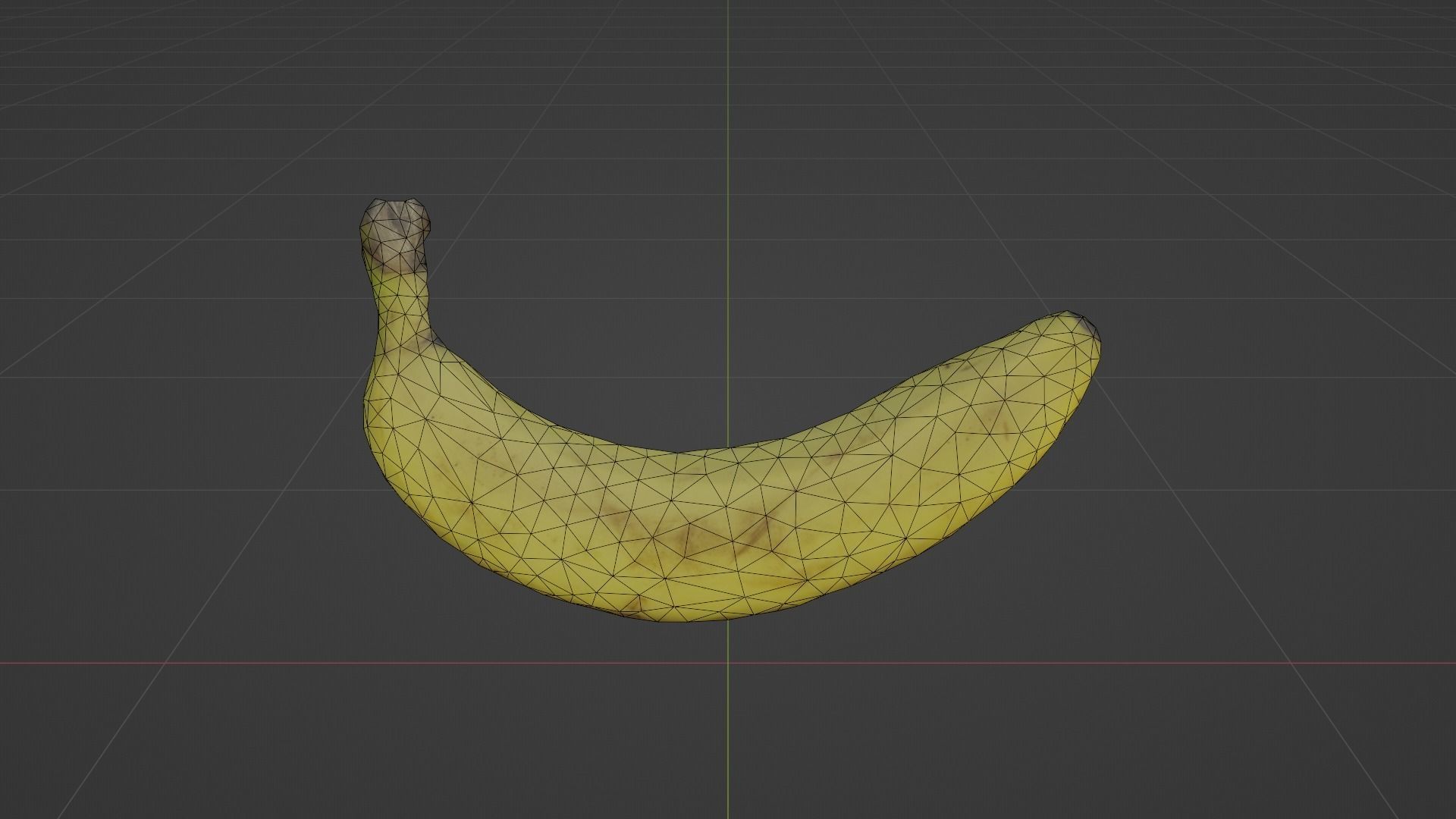 Banana Realistic 3D model 3D model_4