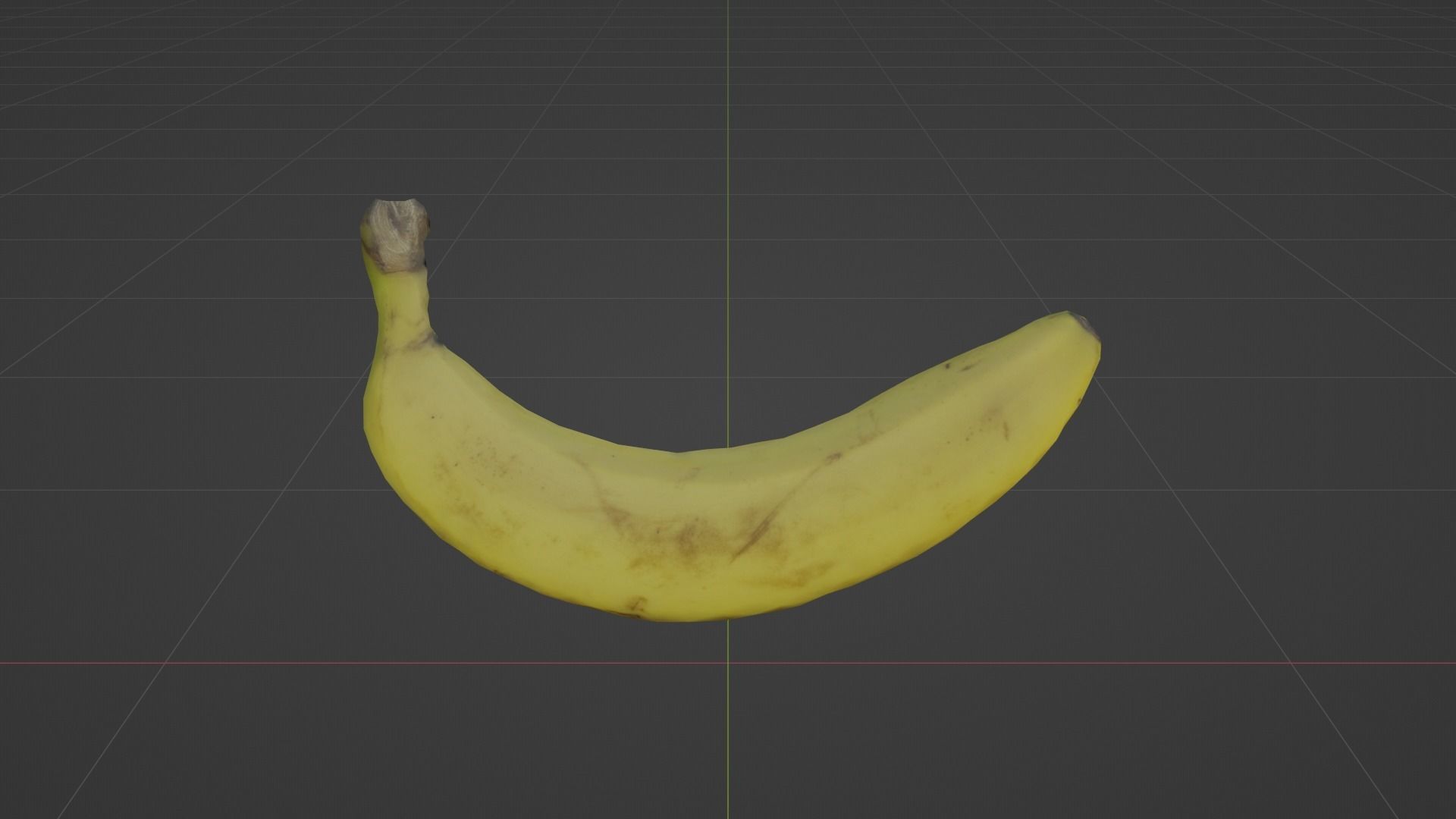 Banana Realistic 3D model 3D model_3