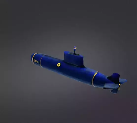 Submarine 3D print model