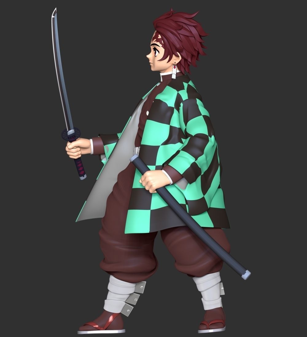 Demon Slayer Hinokami Chronicles - Tanjiro 3D print model_8