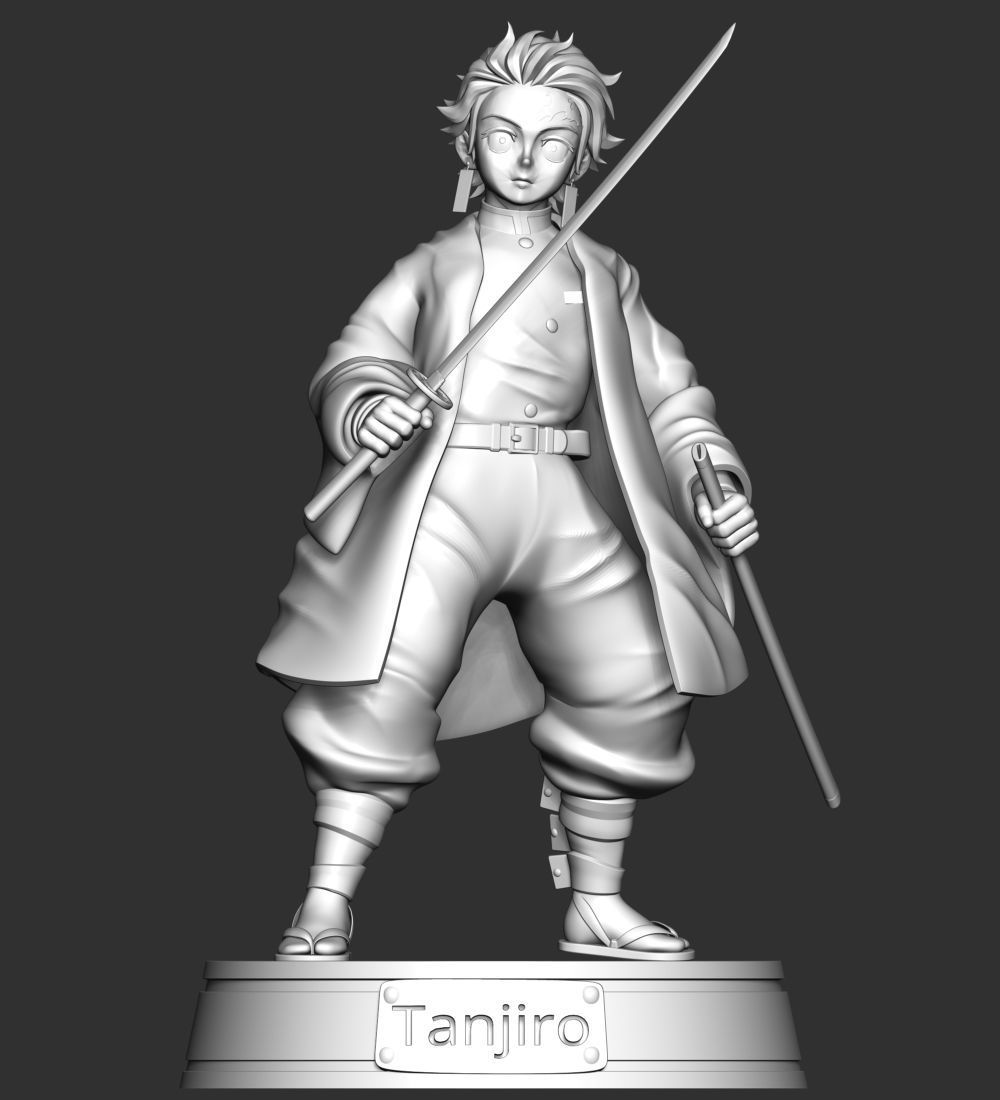 Demon Slayer Hinokami Chronicles - Tanjiro 3D print model_4