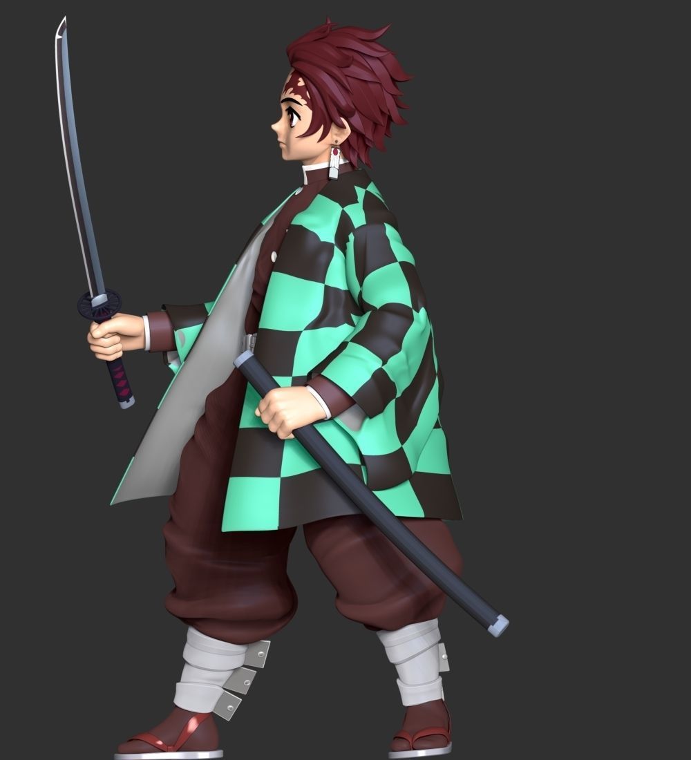 Demon Slayer Hinokami Chronicles - Tanjiro 3D print model_6