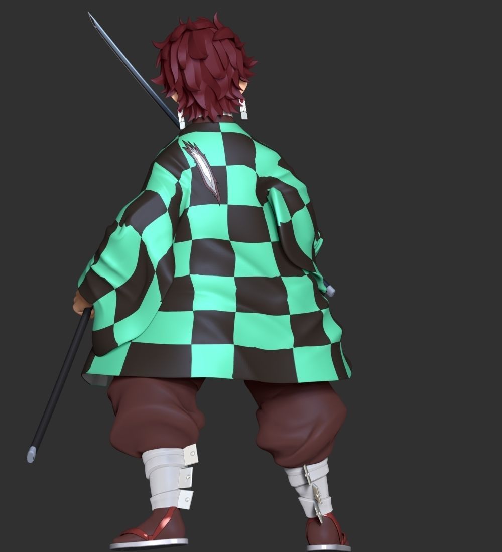Demon Slayer Hinokami Chronicles - Tanjiro 3D print model_9