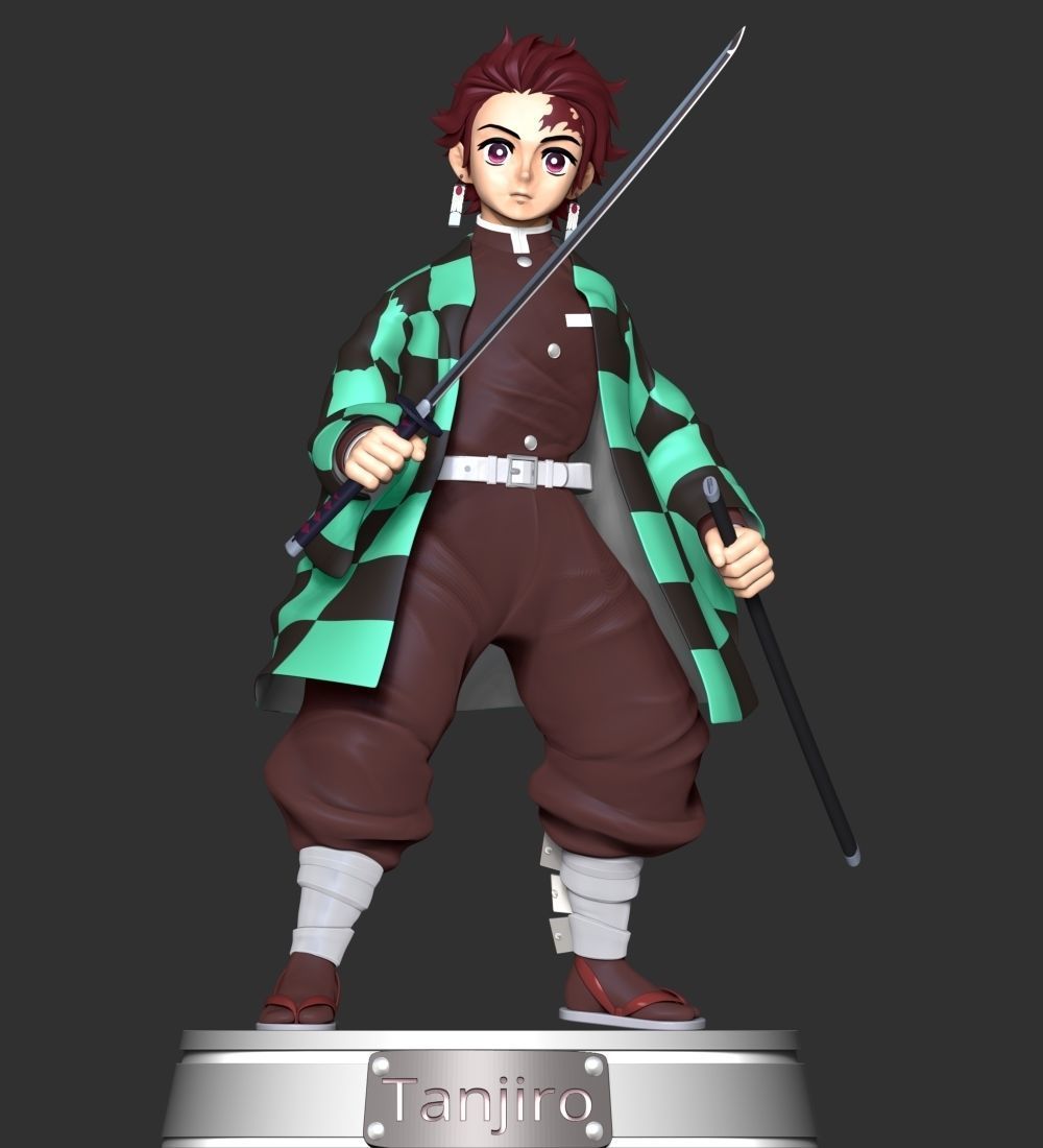 Demon Slayer Hinokami Chronicles - Tanjiro 3D print model_1