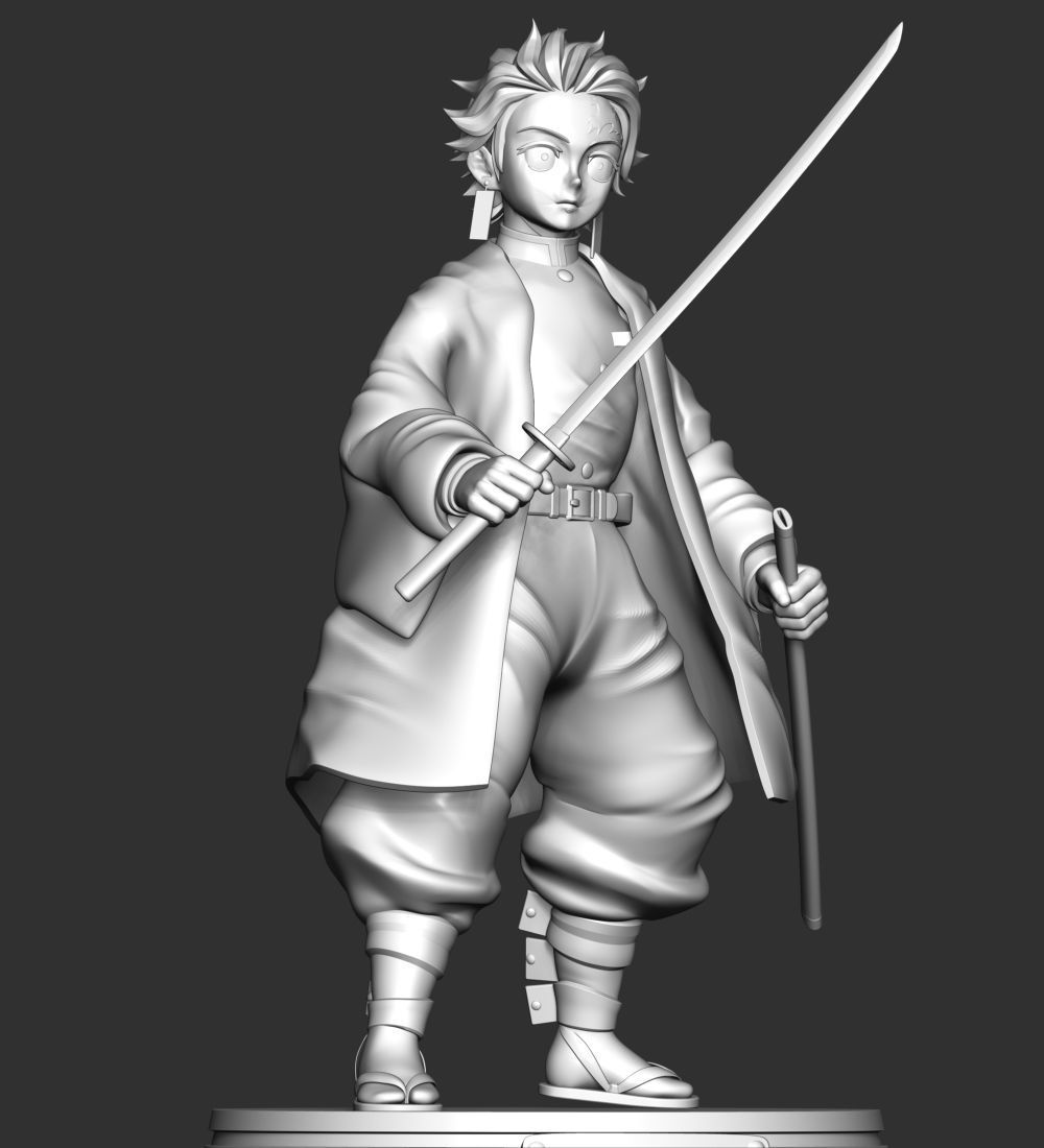 Demon Slayer Hinokami Chronicles - Tanjiro 3D print model_10