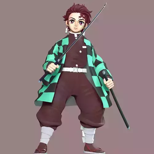 Demon Slayer Hinokami Chronicles - Tanjiro 3D print model