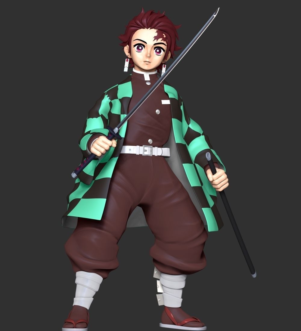 Demon Slayer Hinokami Chronicles - Tanjiro 3D print model_2
