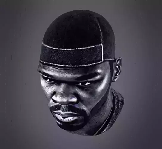 50 cent bust 3D print model