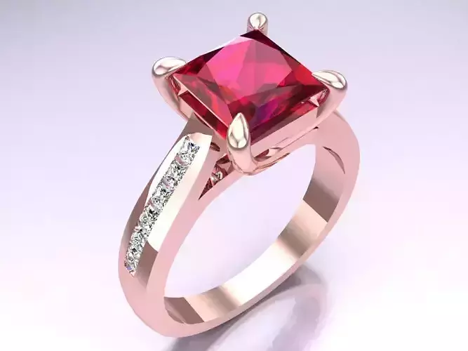 Square Stone Rings - Womens Rings - N152419