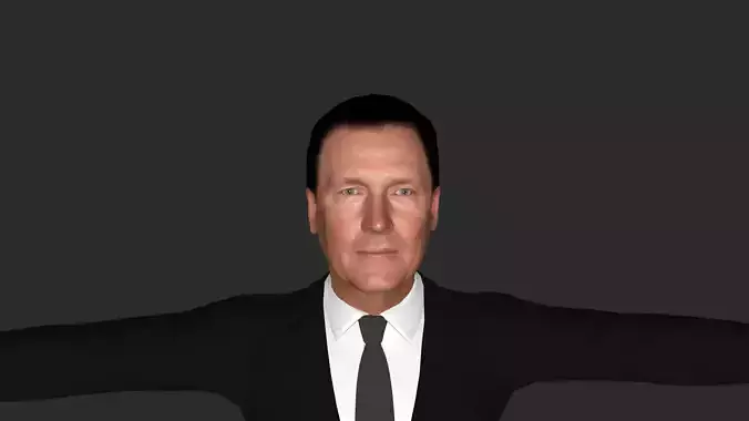 George Strait Hyper Realistic Full Body Rigged Character 3D model