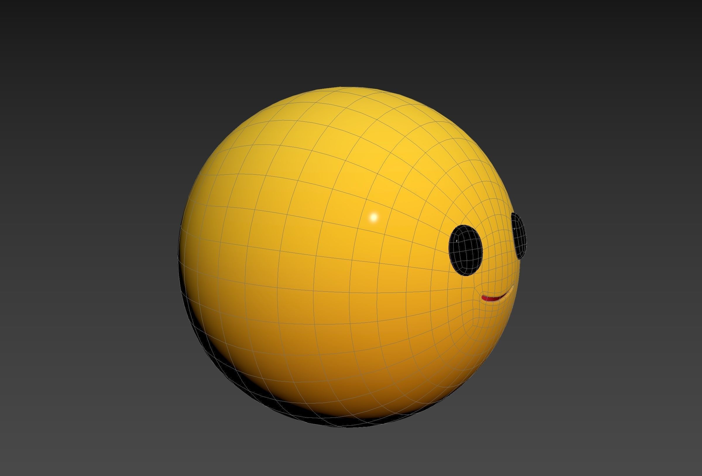 Prop271 Smile Head 3D model_24