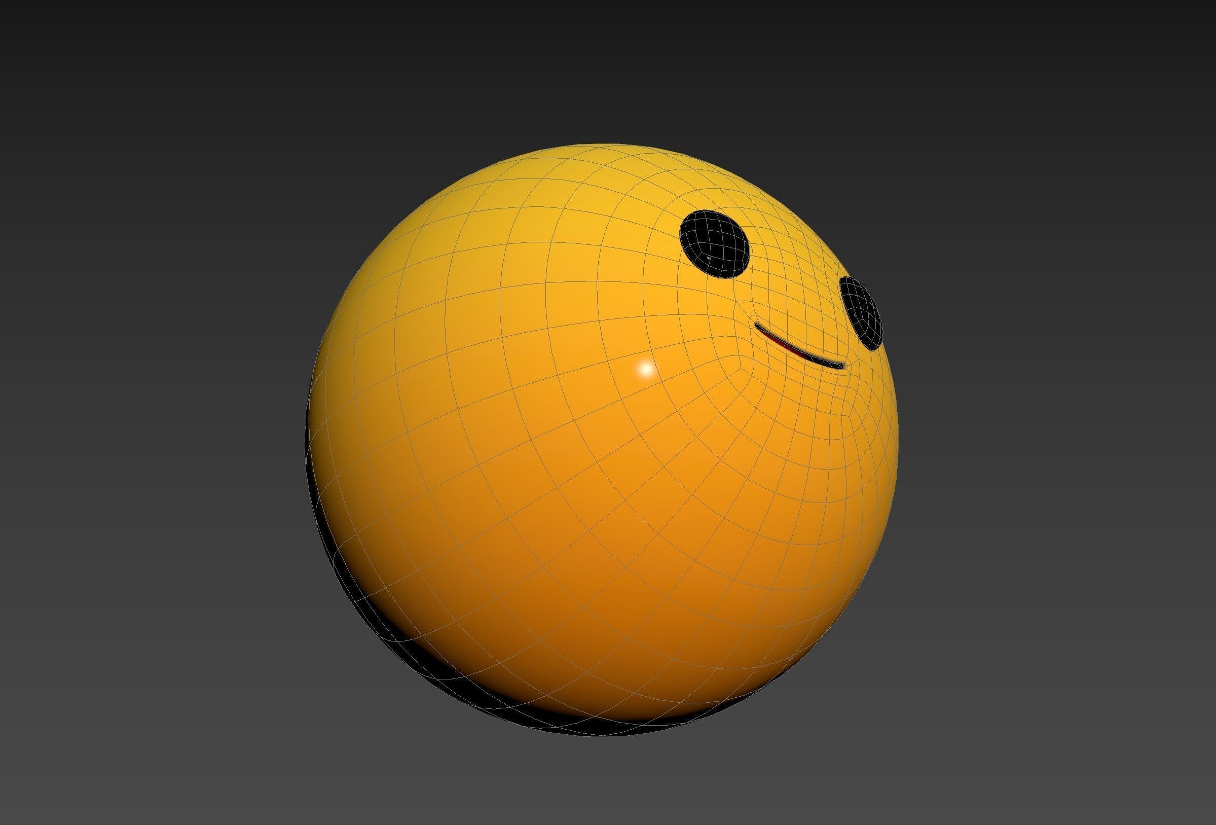 Prop271 Smile Head 3D model_23