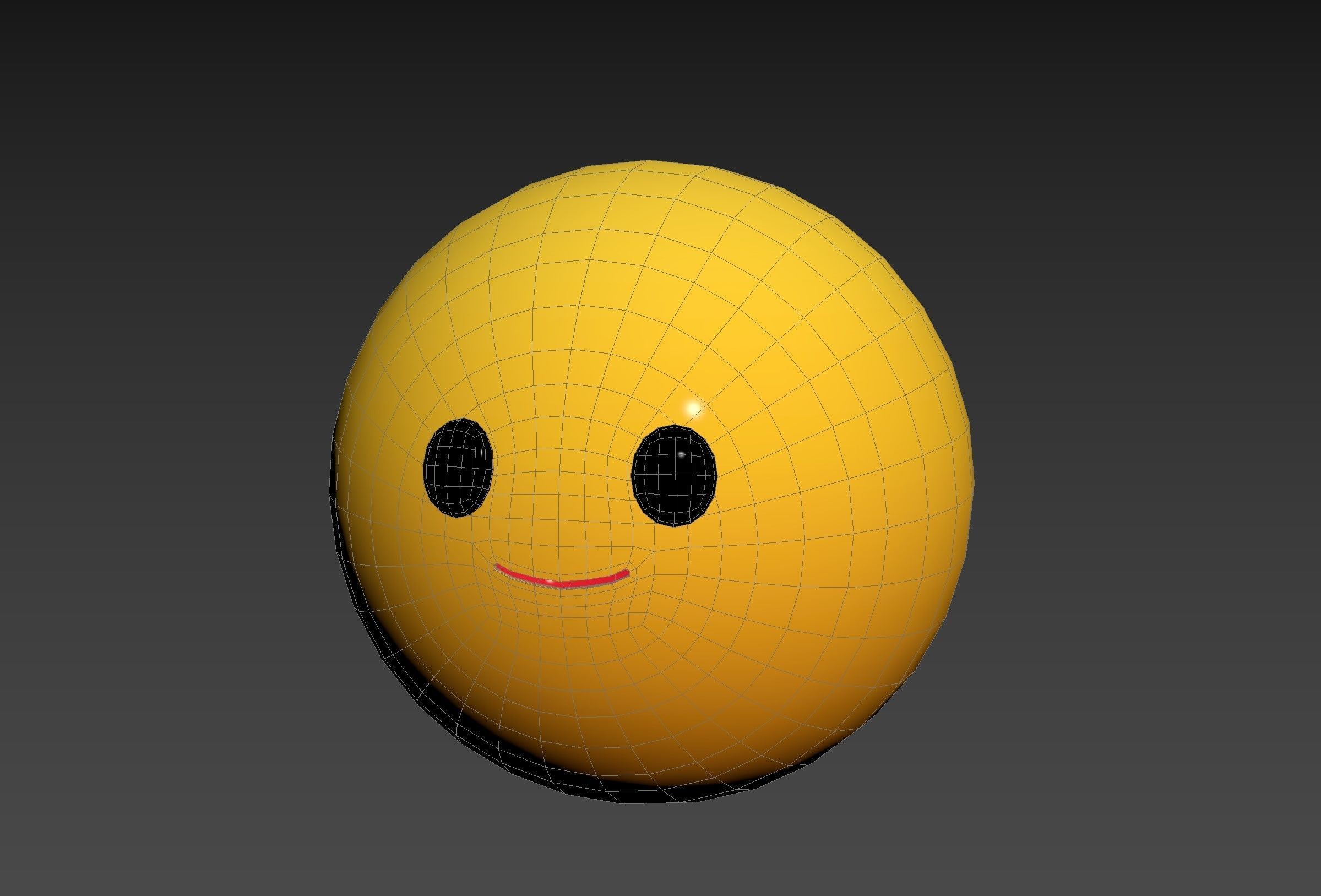 Prop271 Smile Head 3D model_20