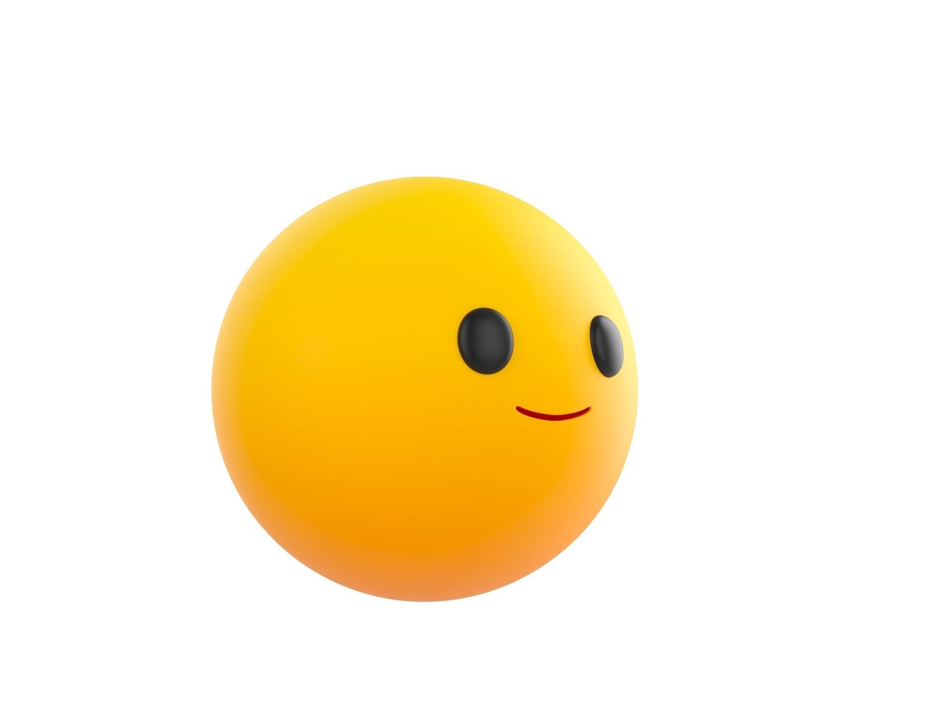 Prop271 Smile Head 3D model_2