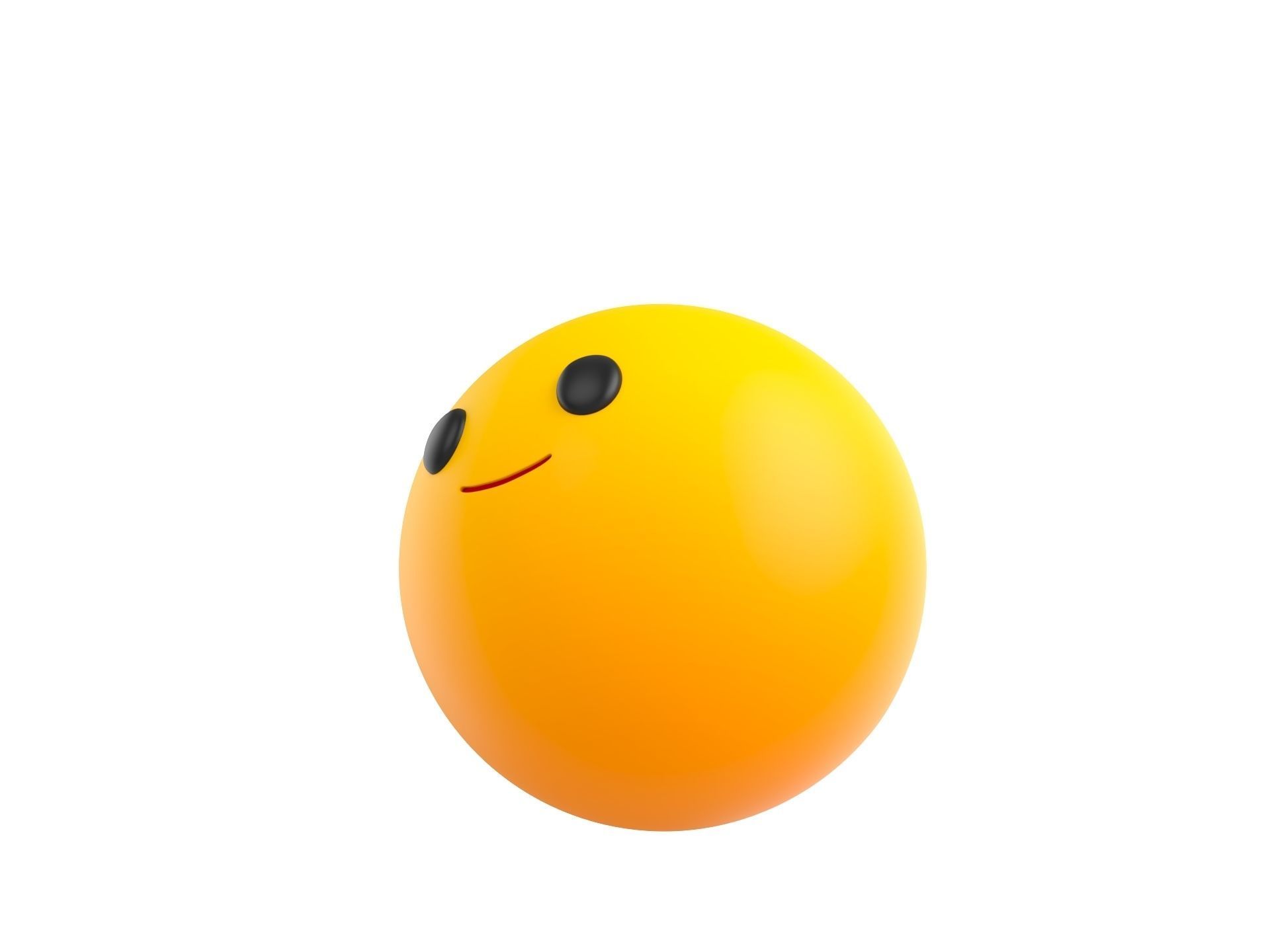 Prop271 Smile Head 3D model_5