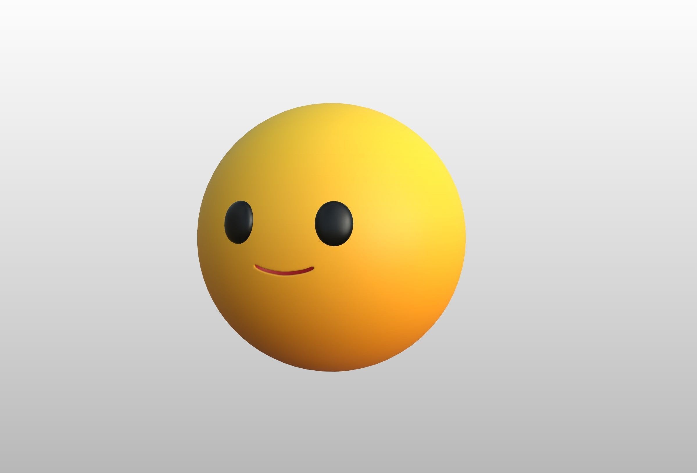 Prop271 Smile Head 3D model_10