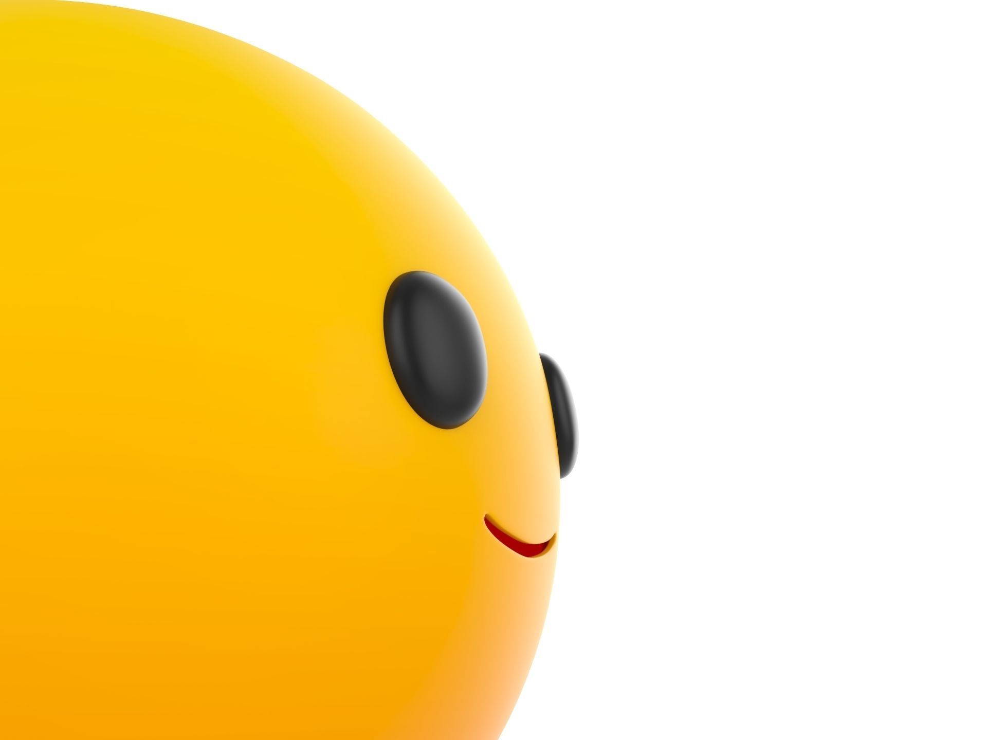 Prop271 Smile Head 3D model_7