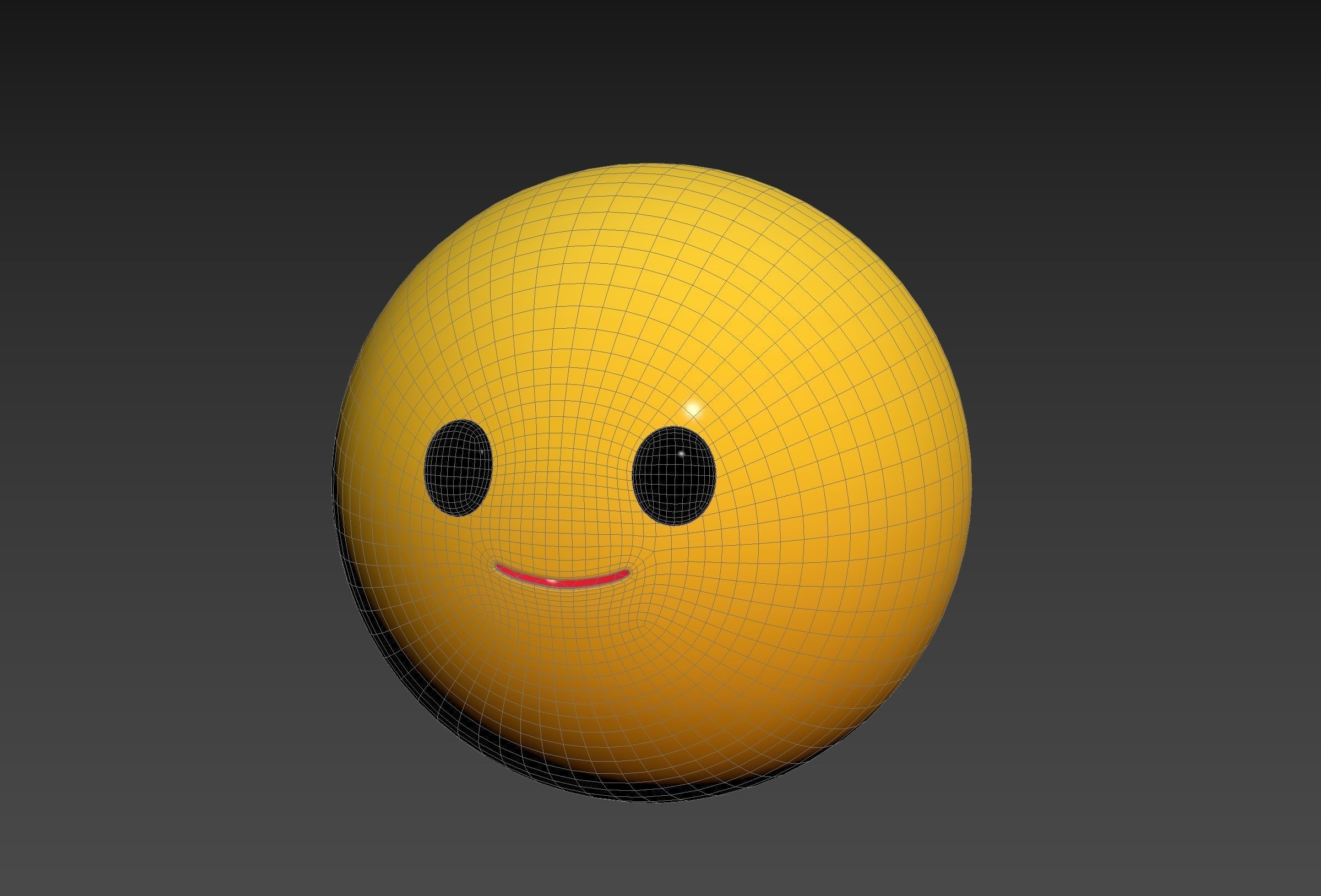 Prop271 Smile Head 3D model_21