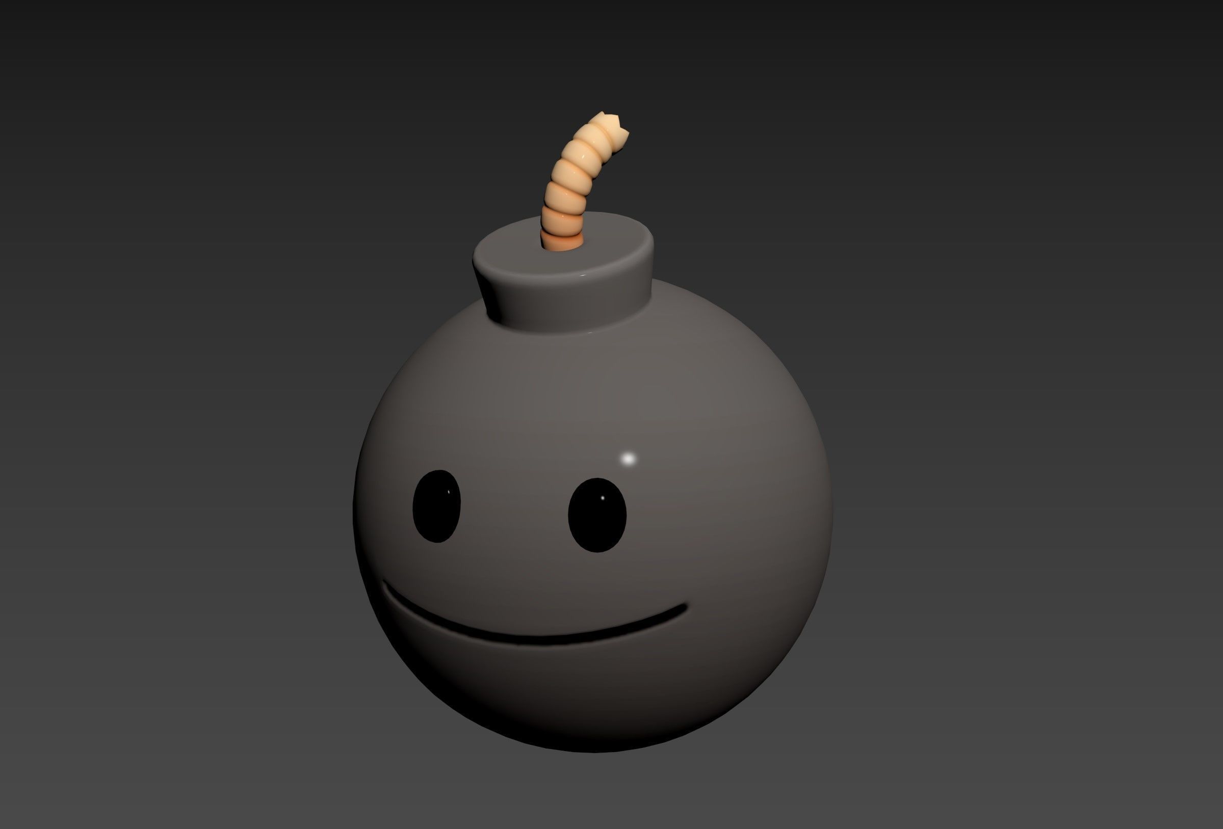 Prop272 Bomb Head 3D model_19