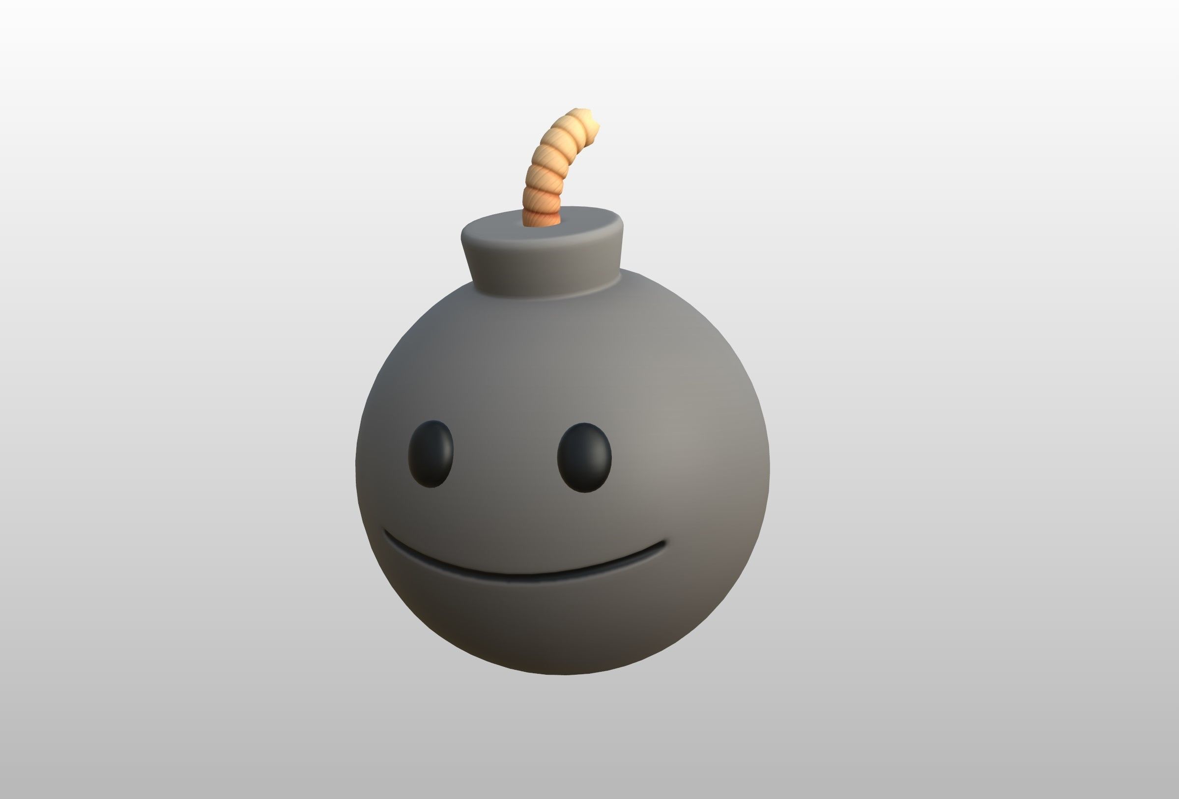 Prop272 Bomb Head 3D model_10