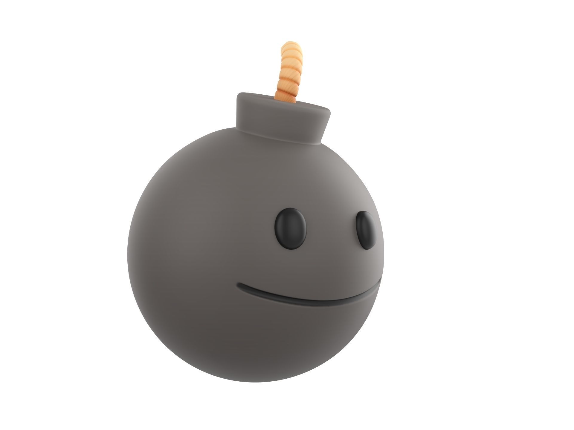 Prop272 Bomb Head 3D model_2