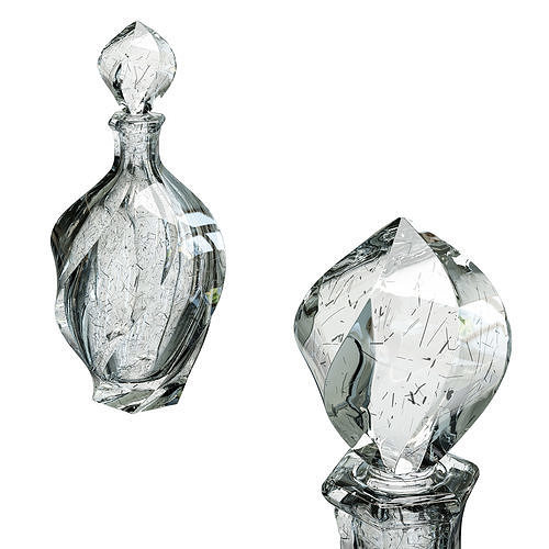 Glass Perfume Bottle 3D model