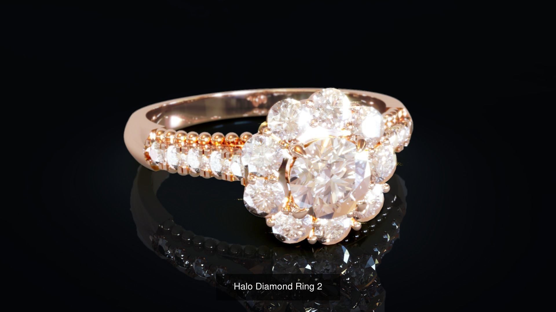 Halo Diamond Ring Collection _2