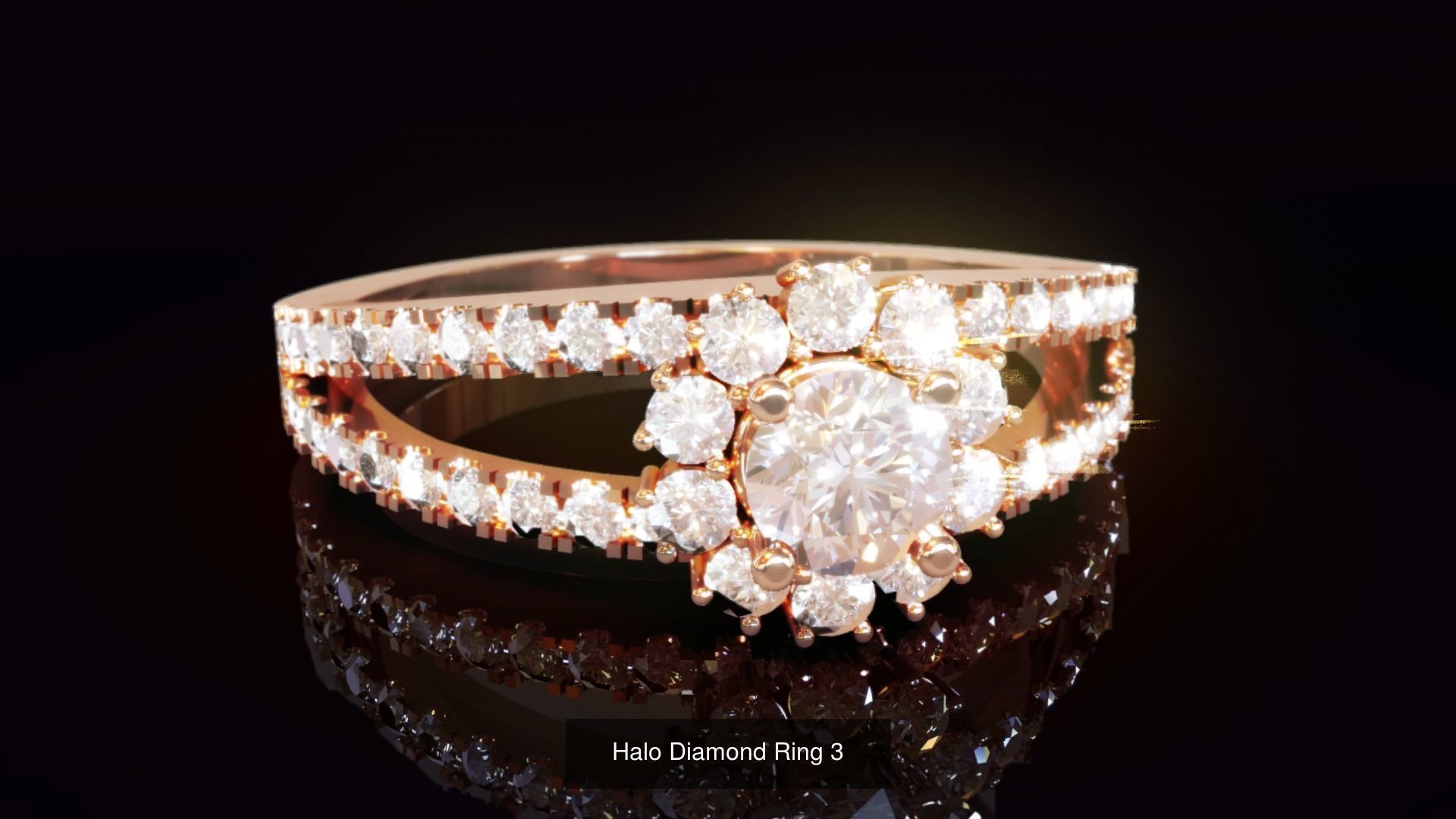 Halo Diamond Ring Collection _3