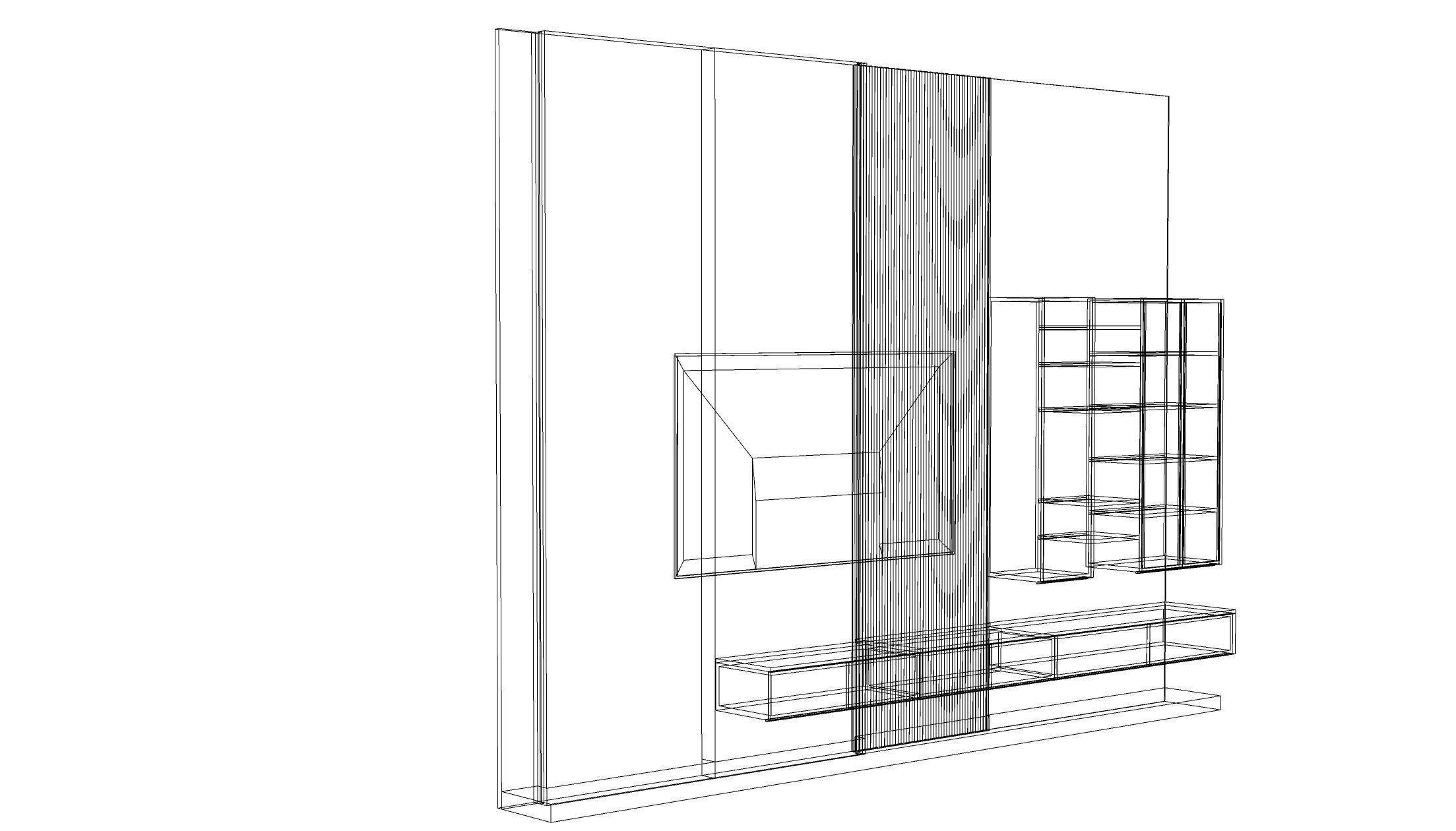 Tv Unit  3D model_10