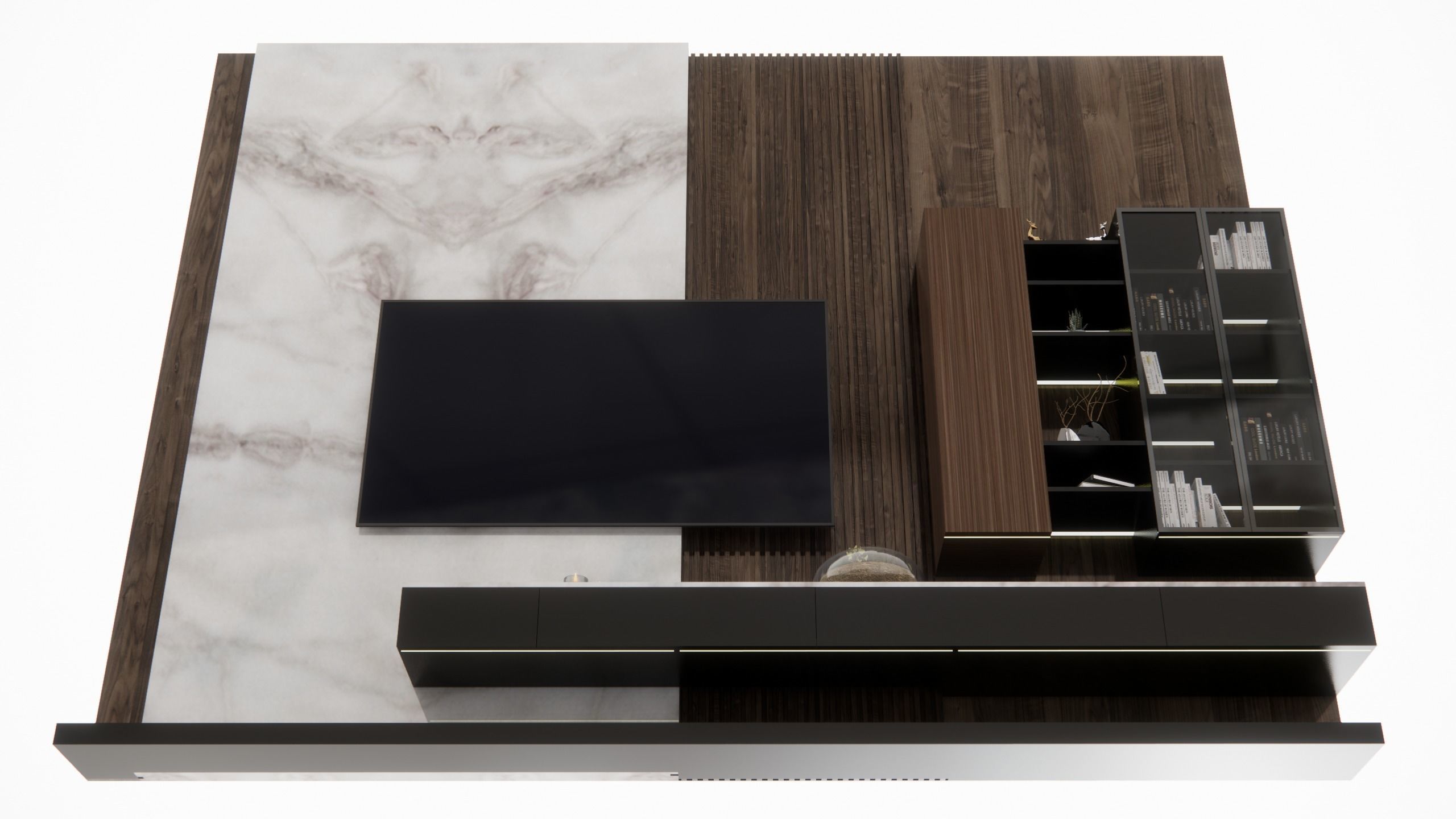 Tv Unit  3D model_4