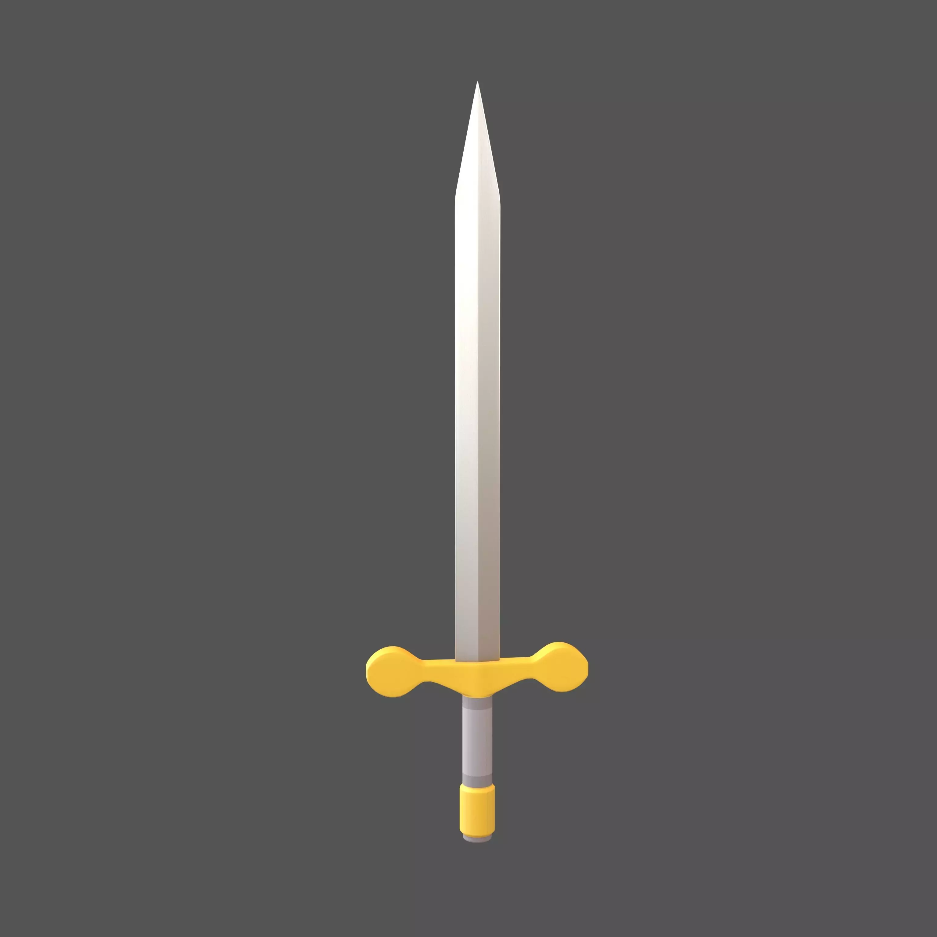 Cartoon Sword v1 001 Low-poly 3D model_0