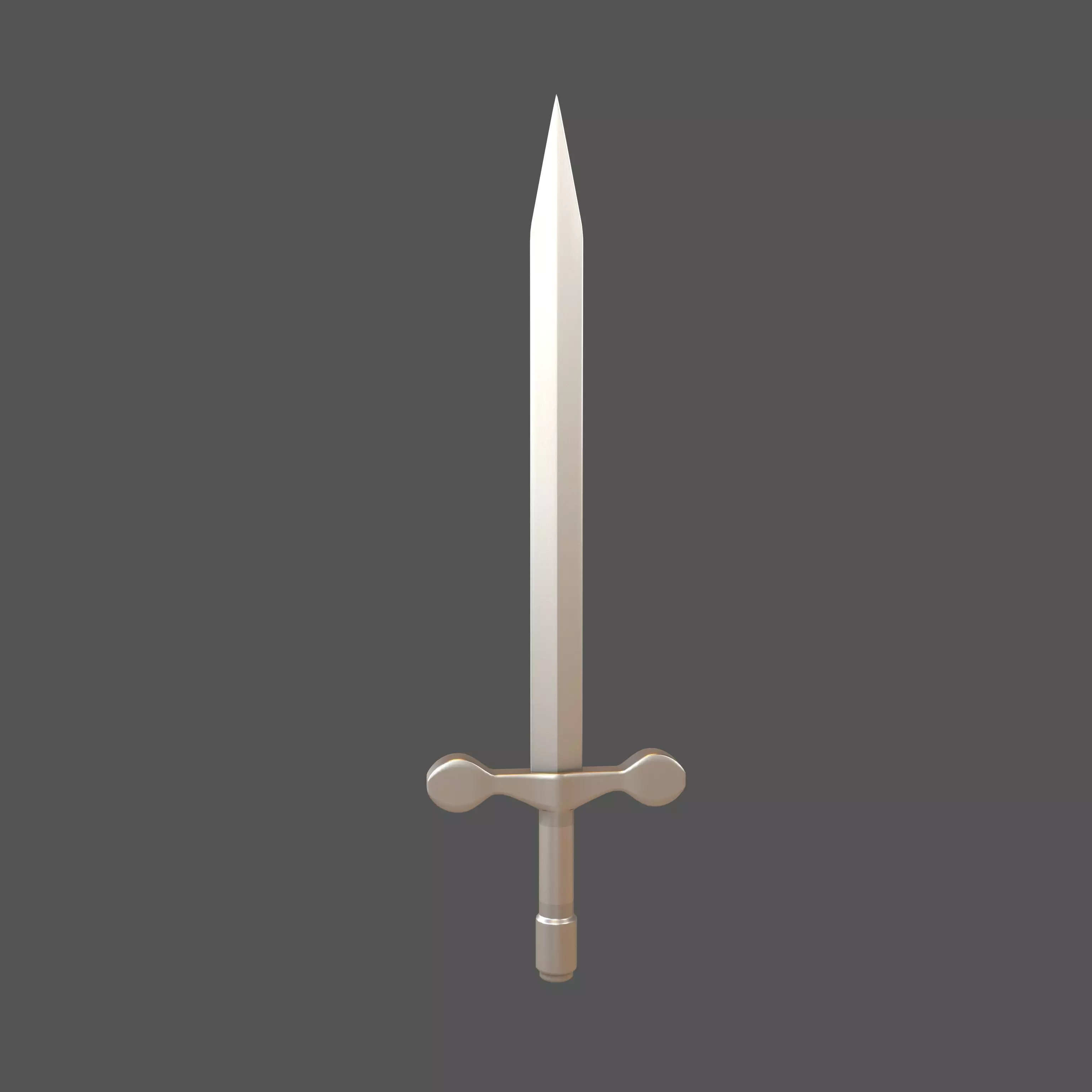 Cartoon Sword v1 007 Low-poly 3D model_0