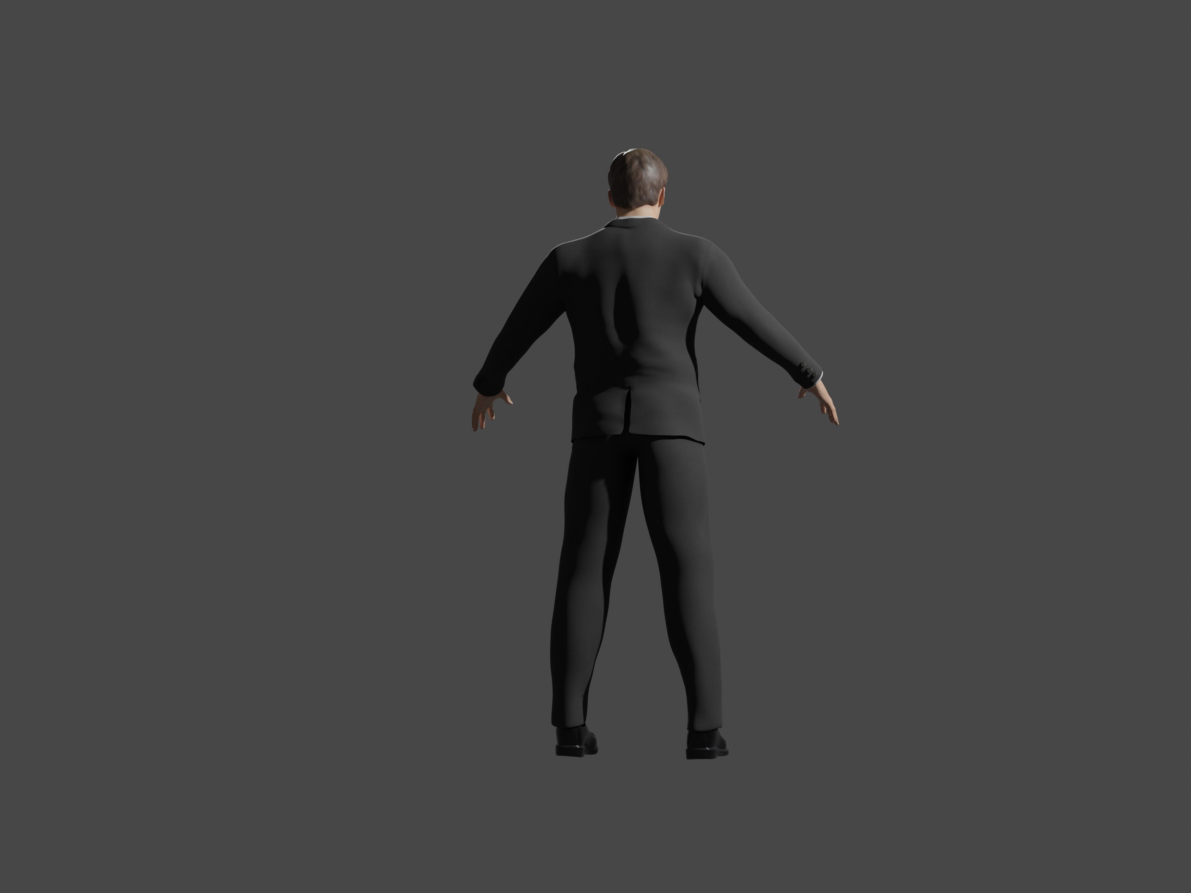 Businessman in suit 3D model_1