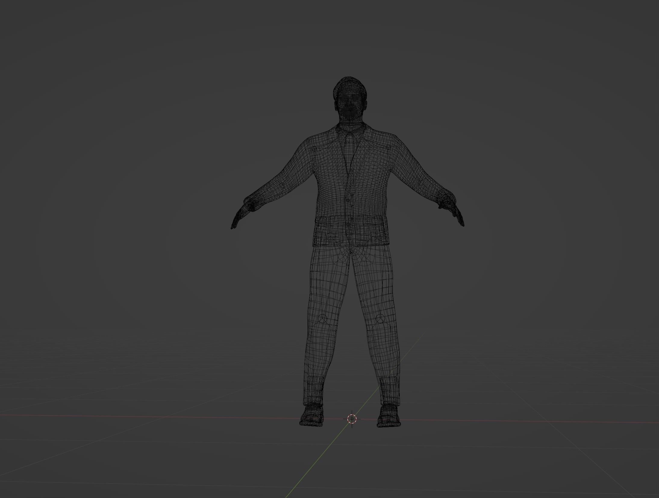 Businessman in suit 3D model_5