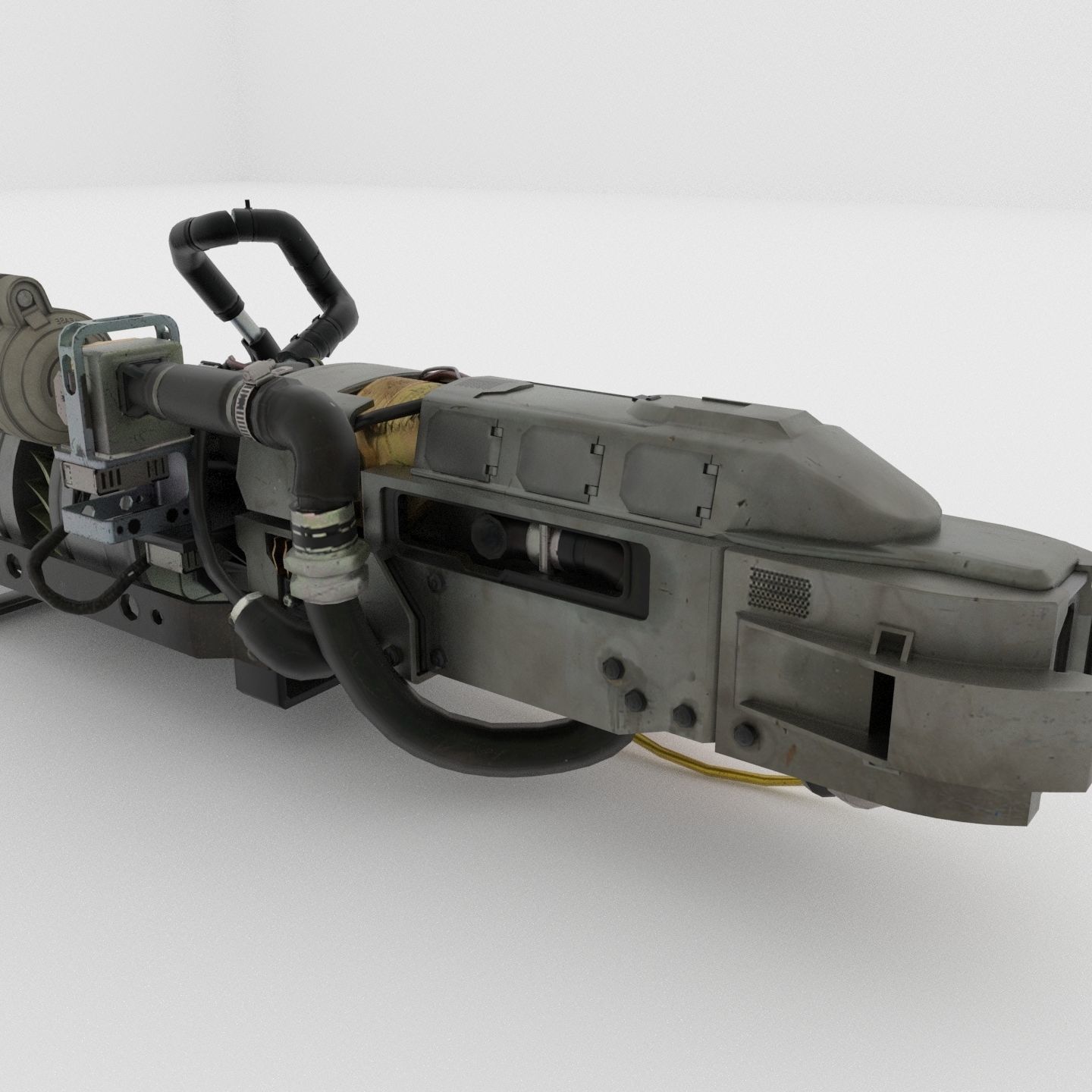 Laser weapon  3D model_7
