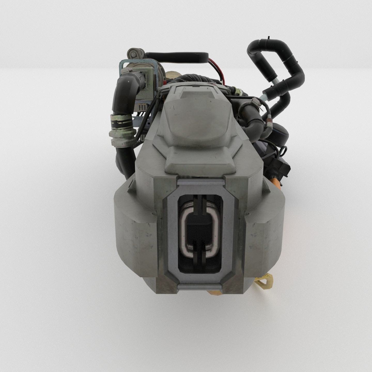 Laser weapon  3D model_8