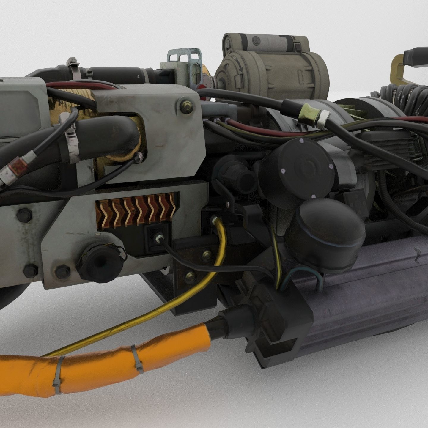 Laser weapon  3D model_2