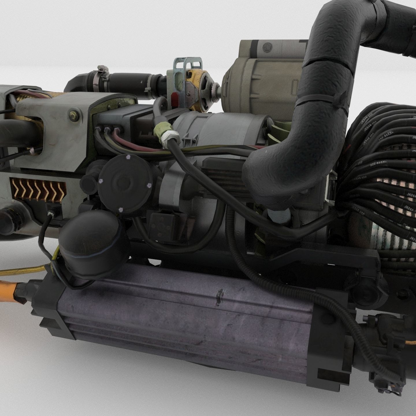 Laser weapon  3D model_3