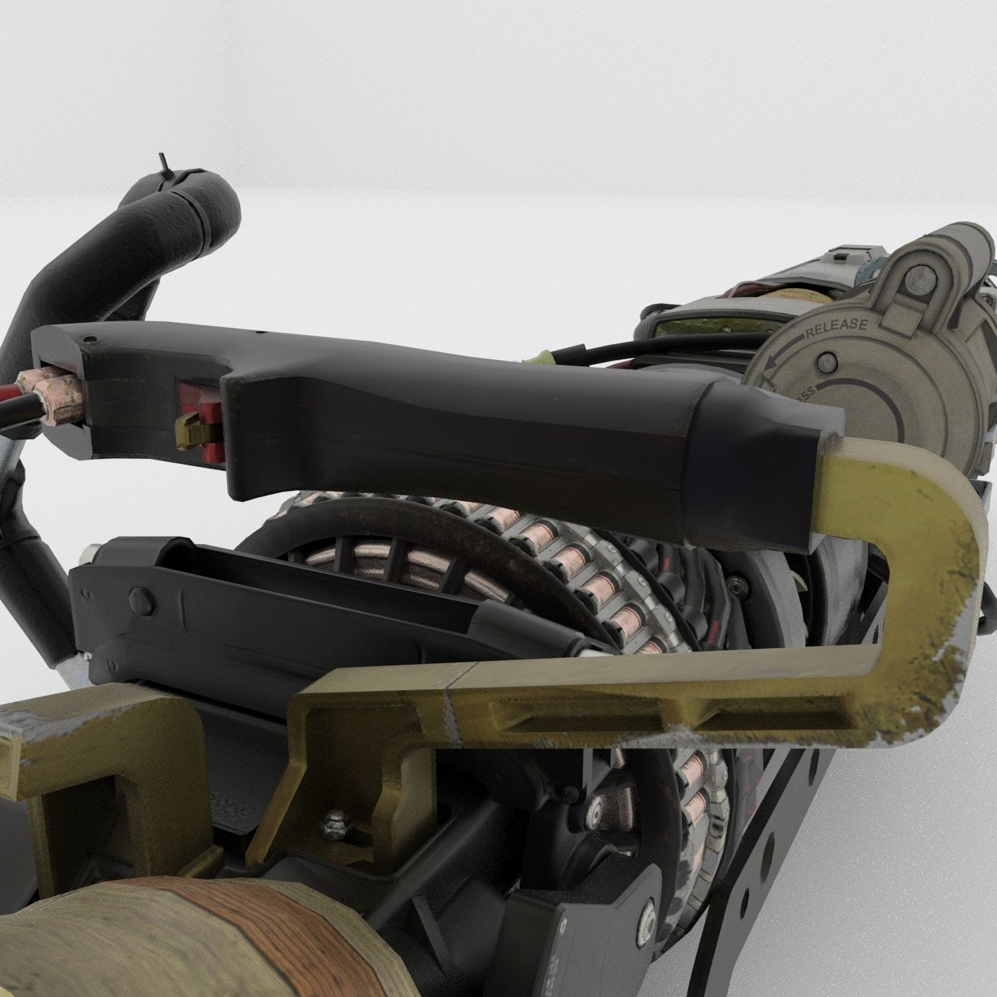 Laser weapon  3D model_5