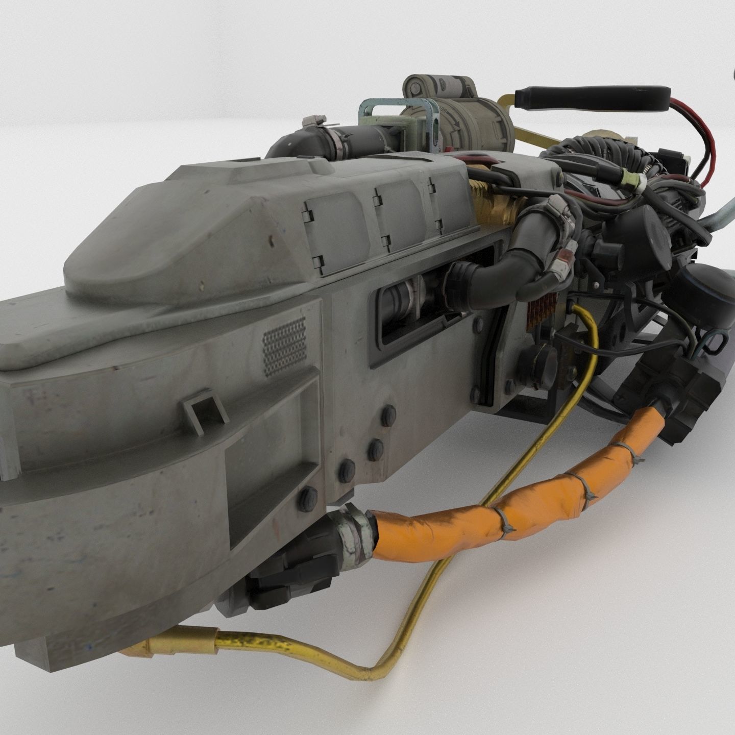 Laser weapon  3D model_1