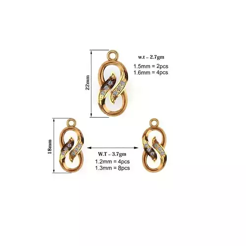 Infinity Jewellery Set