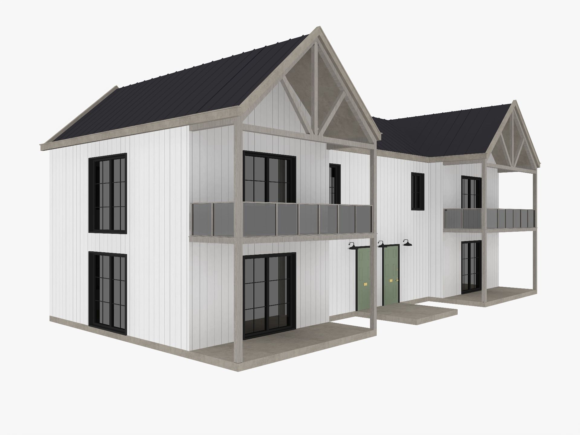 Modern Residential Houses 3D model_27